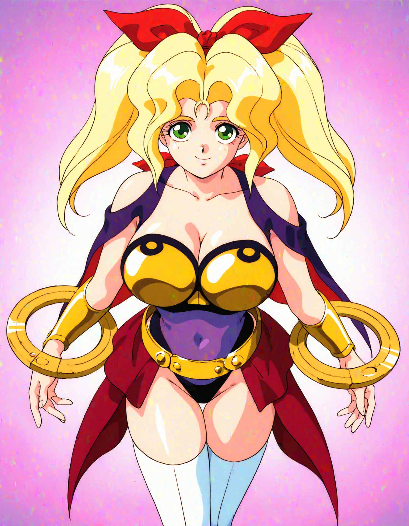 sentai ,, standing solo, weird, bizzare, angelic, divine, aura, celest, female, big breast, full body