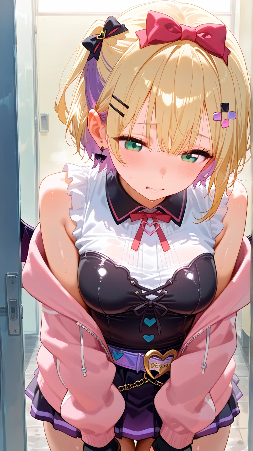 A 15-year-old super beautiful blonde Japanese young lady wearing a super shiny, see-through long-sleeved sailor suit made of latex. A pussy covered in white slime and pubic hair is forced open She was raped by the doctor and had sex in the missionary position while crying