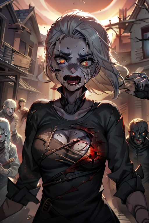fantasy art 8k,masterpiece
pmmkr2024,best quality, trending on artstation,calm,quiet,Best quality,little evil kid girl controls all the zombies,red bright eyes zombies,apocalypse zombie,running zombies,nice detailed hands,nice detailed face,nice detailed body,perfect art, wearing black-and-red, infected-like tattered robe adorned with zombie markings, face is obscured , (glowing green eyes), ((levitating)), high detail, sharp focus, dramatic, photorealistic painting art ,all people zombies,lurid,toxic,venom,full  body,parasite,necromorph,babydoll,terror,horror,virus,mutated,blood,