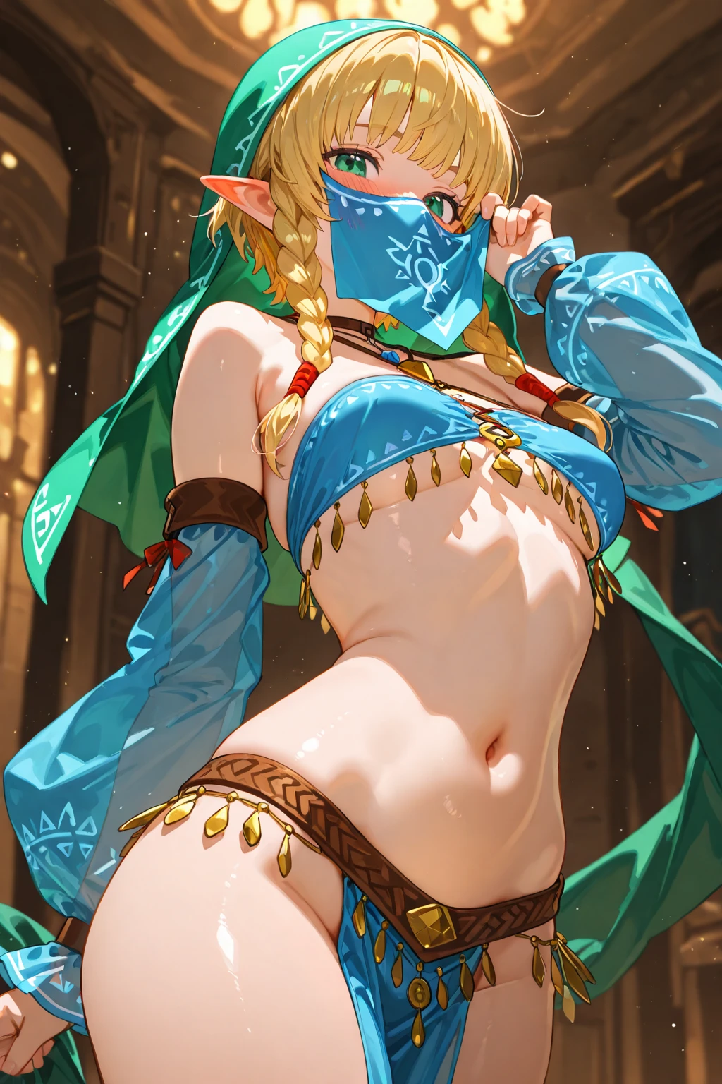 Princess Zelda, rope bondage, ????, ????,