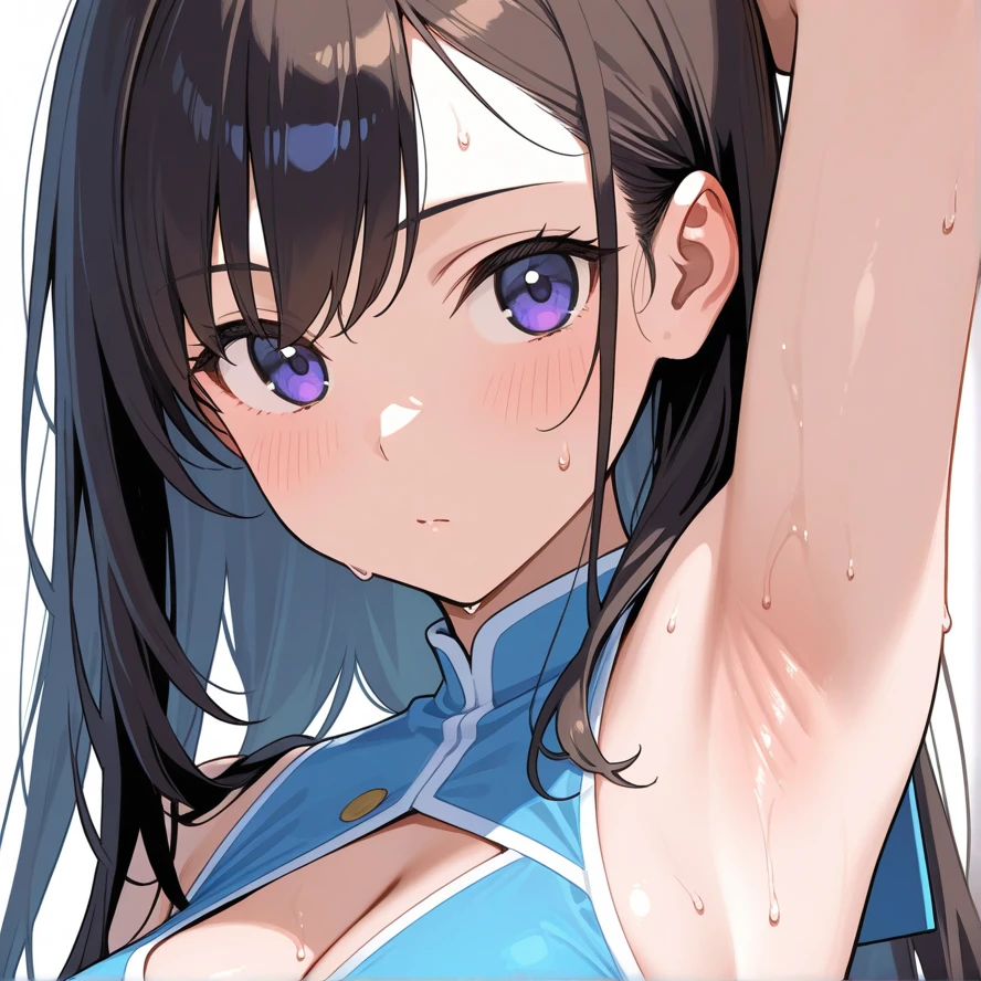 nsfw,(masterpiece), (best quality), (detailed face),(ultra hi res:1.2),(illustration:1.3),(game cg:1.2),(official concept art:1.2), BREAK idolmaster, {{{honoka ayase}}}, (17yo,beautiful girl,cute girl),(beautiful black eyes),(beautiful black hair), (((semi long hair))),(ponytails),(wet hair),(pale orange skin),(wet skin),BREAK (midium breasts), (pube black hair:1.5)),(whiteleotard),(((((see-through))))),BREAK (midium breasts), (nipples), (nipple slip), (pussy), (pussy slip),((pubic black hair:1.5)),bsp, pussy juice dripping, no makeup, sweaty body,BREAK (embarrassed),(light smile), ((one eye closed)),(open mouths),((tongue out)),(deep breathing),(blash),(feel good),BREAK,(standing split),BREAK (indoor),(gymnastics floor),(mat),