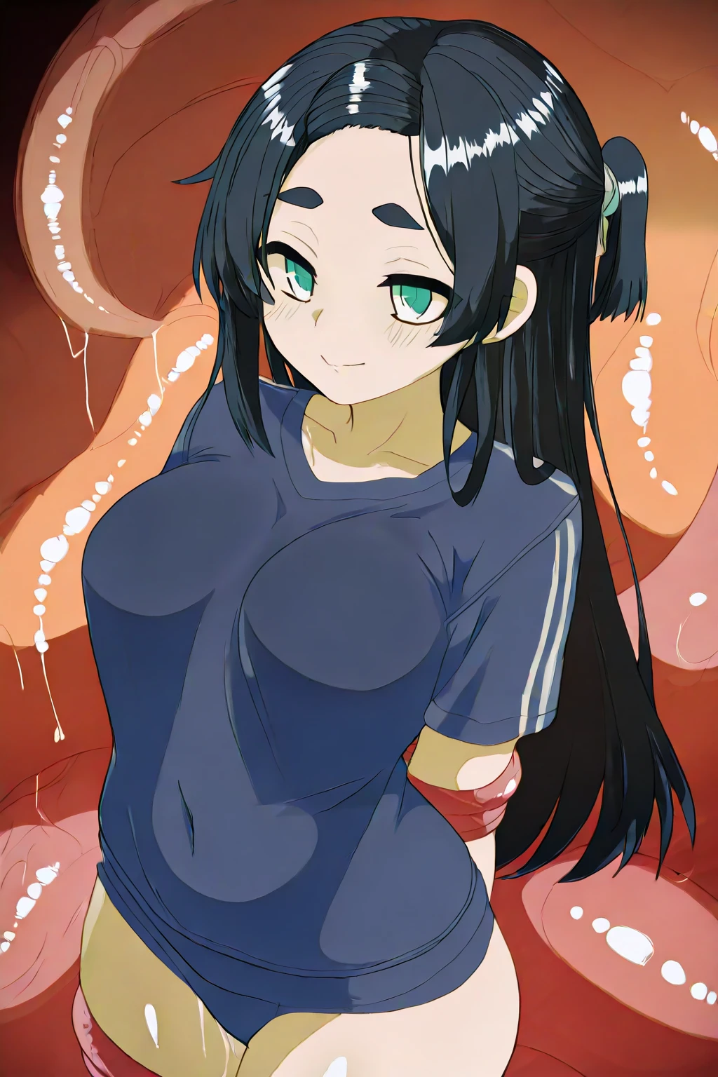 score_9, score_7_up, source_anime
1girl, guided breast grab, guiding hand, grabbing, 1boy, pov, large breasts, long black hair, moaning, closed eyes, one-piece swimsuit, blush, sweat, straddling, girl on top, bangs,