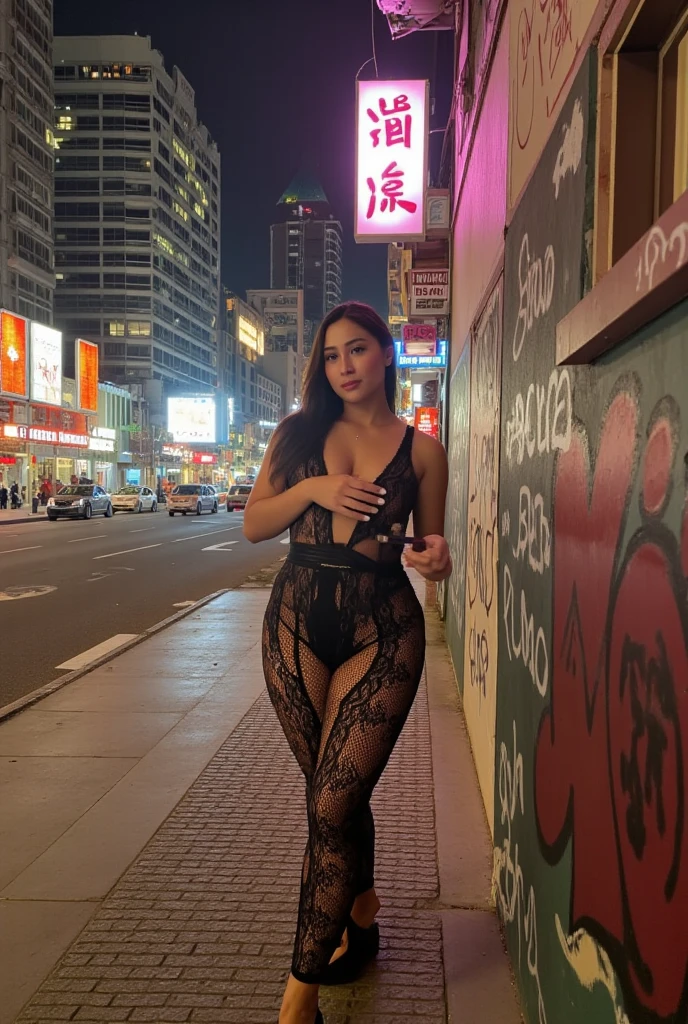 Full-body photo, In the Africa slum alley.There have too many homeless black man.The most cheap Chinese godness prostitute, streetwhore,streethooker,A very clear face,tatto on the face and breast, Standing by the dirty slum alley,soliciting clients on a night poor and dirty street, night, eye contact, looking at client,A sexy and teasing expression, masterpiece, best quality, perfect detail, perfect face detail, perfect eye detail, perfect skin detail, have to many man, perfect lighting,Breasts larger than torso。smooth and delicate woman。beautiful woman,cheap prostitute。Hairpin。
