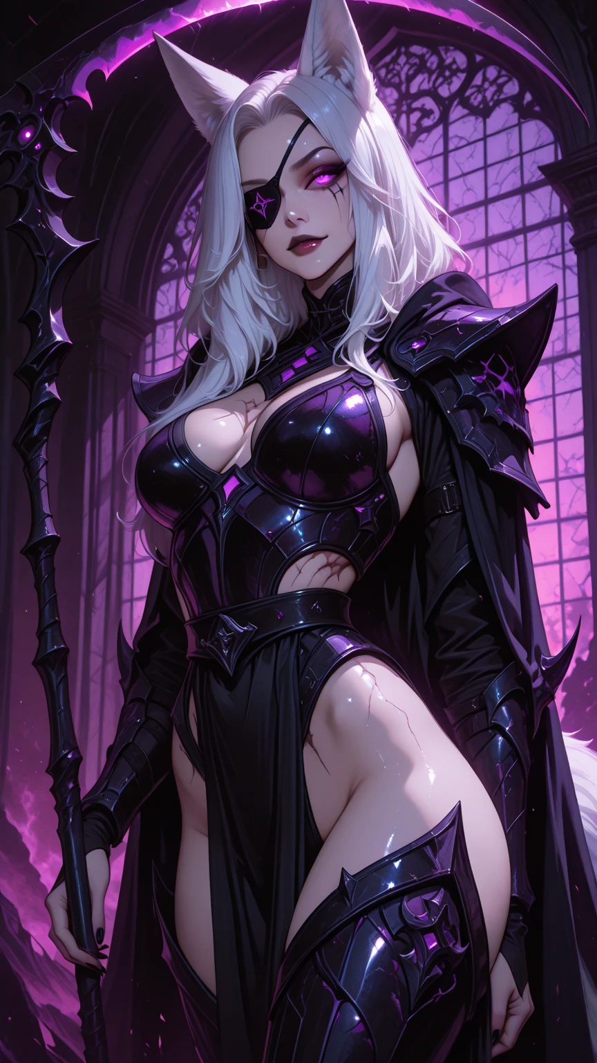 Nice Alluring female drow knight, She wears an ornate horned crown, Mythology theme, fantasy themed, purple skin, light long white hair, red eye, one cup size extremely small breasts, Inside A magical dark bioluminescent mushroom forest, Barely dressed, Gothic Bikini Armor with Spikes, Nice D&d Character portrait, Nice Fantasy, Detailed, digital art, extreme detail, polished, Nice, Hyperdetailed, complicated, well thought out, Carefully, Anime Figure, Detailed, Anime face, keen focus, unreal engine, 3D rendered, volumetric lightning, reflections, glittering, digitale Illustration, sensual pose, Suggestive pose, Full body shot, small perky breasts, anatomically correct 💖❤💕💋❣