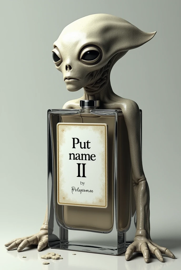 alien holding prudence brand ?????? with red packaging