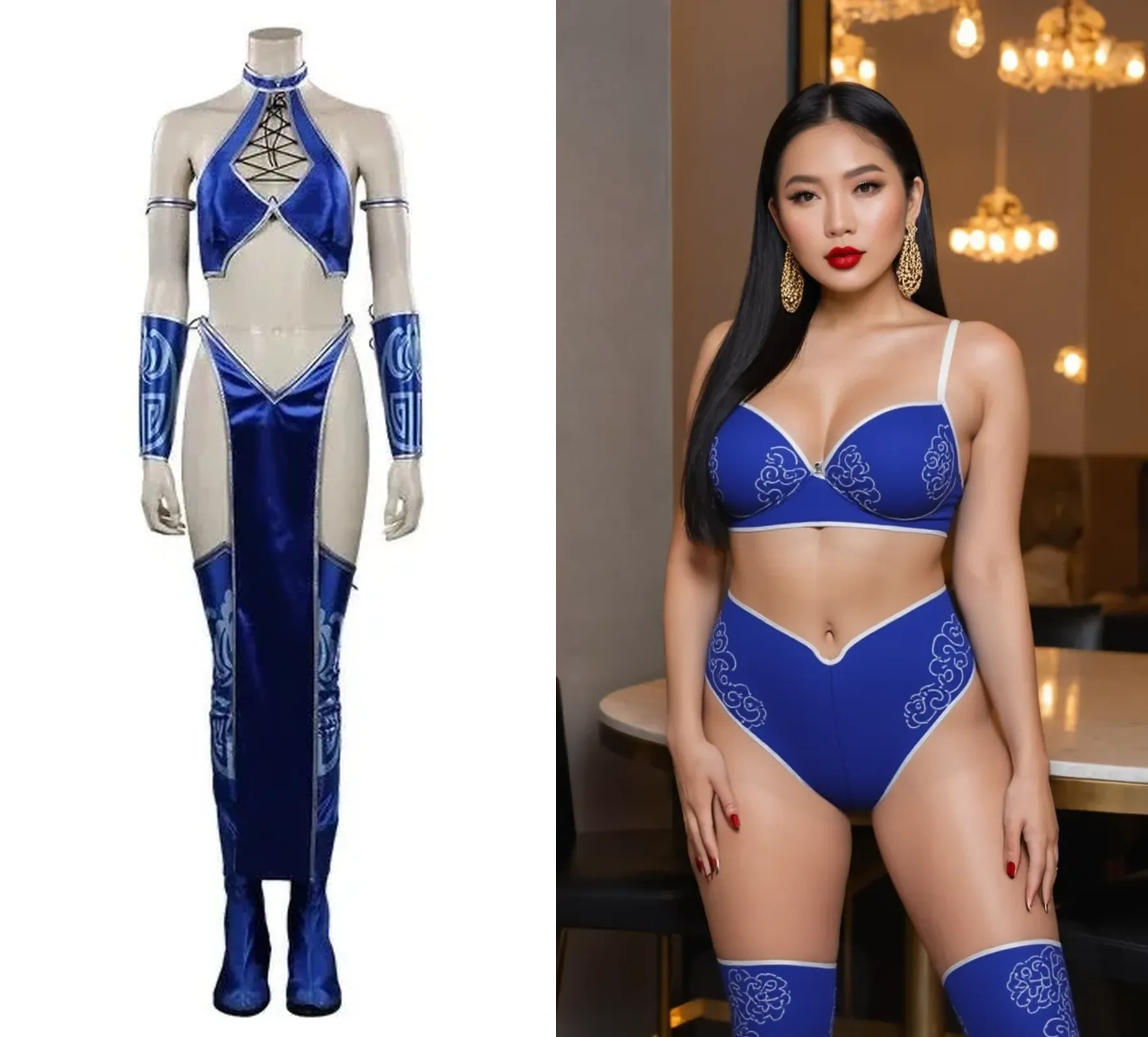 Dressed as a police officer