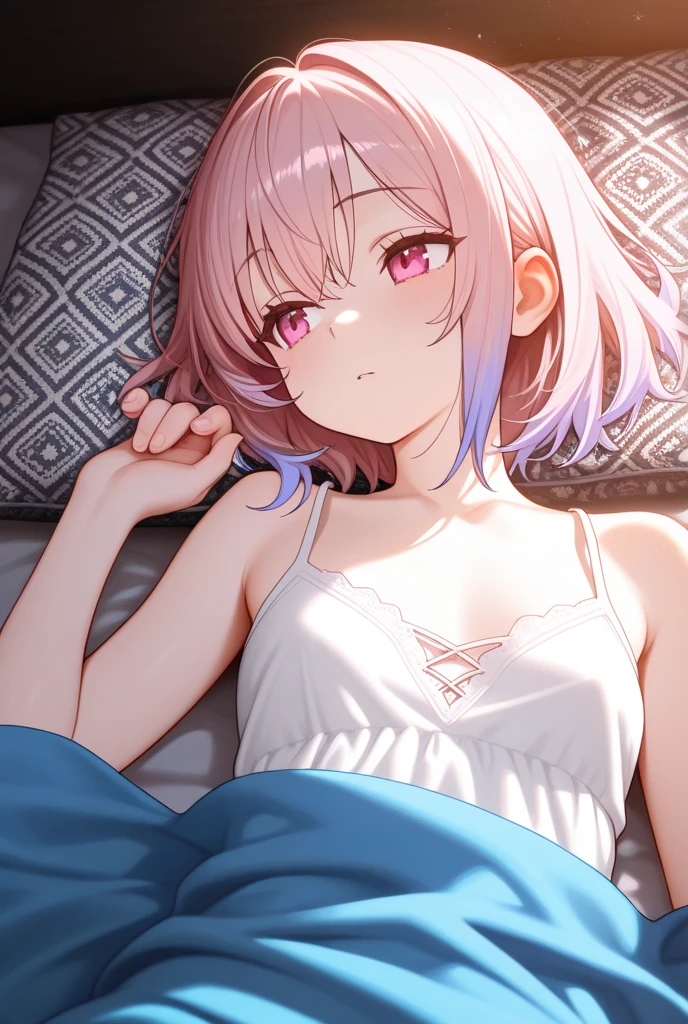 anime girl, pretty girl 25 yo, mature woman, seductive anime girl, fine details, comfy shirt, look at camera