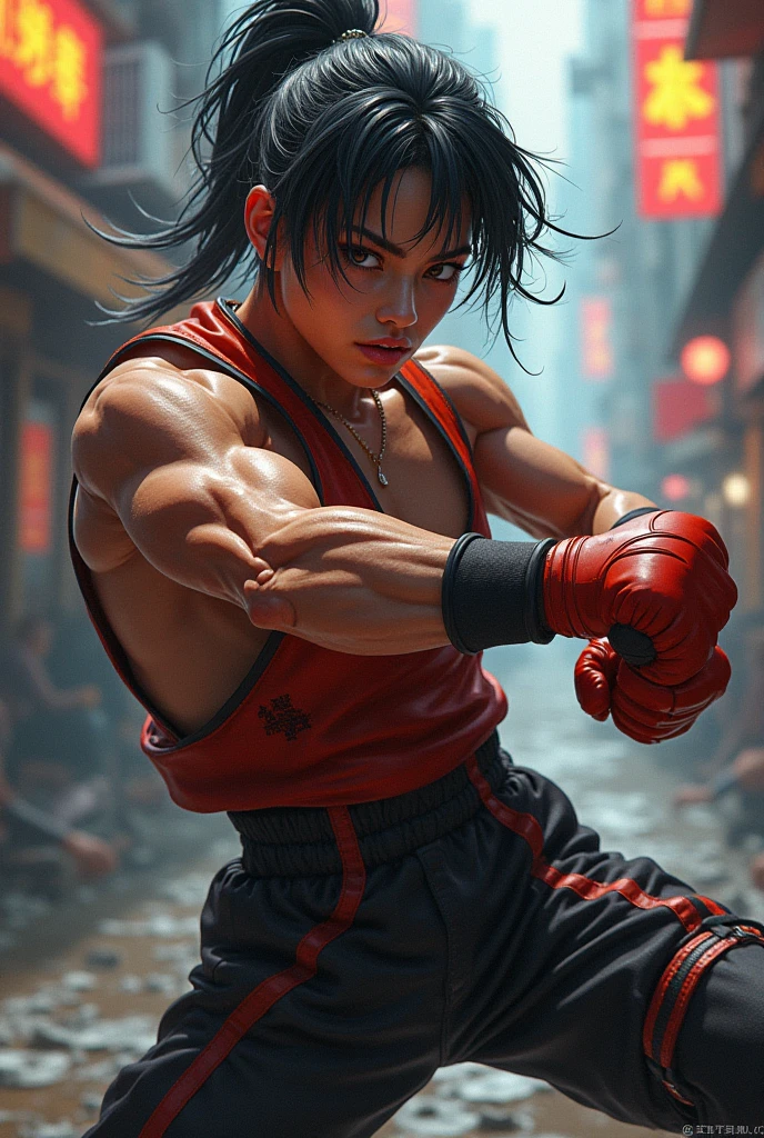 1 warrior, punch straight punches, masterpieces, the best quality --auto --s2