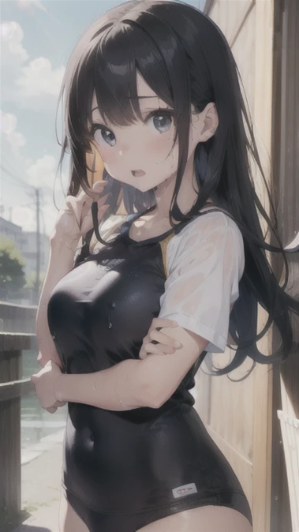 Ultra-high detail. Photorealism. Intimate atmosphere, flowing light. The atmosphere radiates tenderness, bliss and passion. My girlfriend and I are in some kind of dusty warehouse, my girlfriend in a short skirt sits on a table ((Skirt lifts up)), The girl wraps her legs around my waist. I insert my dick into her horny wet pussy. Love juice is flowing from the pussy. We merge in the ecstasy of love. In a fit of passion, almost all our clothes were taken off. My girlfriend throws her head back in bliss and moans loudly. Her long hair hangs down. No one had ever fucked her like that.