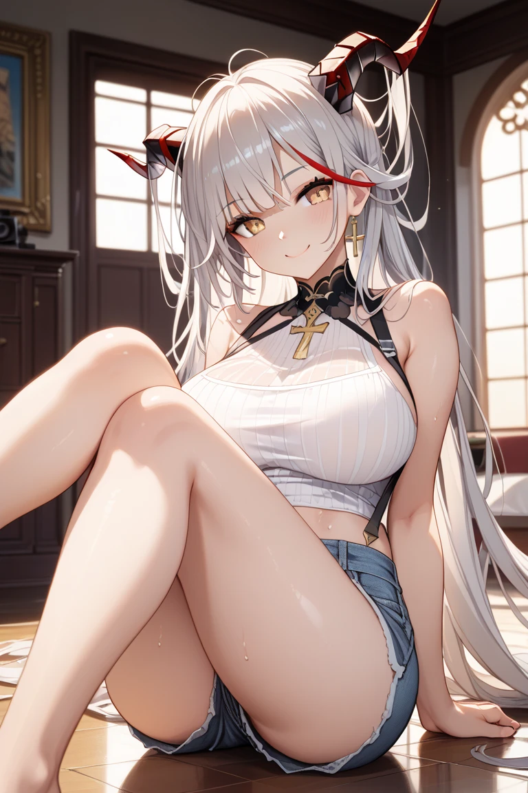 18-year-old、 Long white hair、Cat ear 、(Blushing your nose, Big Breasts, Half-open eyes, ), [Full Body Shot]、Lots of love juice、Thin pubic hair、Full Body Shot,Body Piercing,Spread your legs wide、Head to toe shot、Squirting、I looked at it from the side a little...........、Hips move up and down、chest moves up and down、move your hips up and down vigorously、Ahegao、Deep waist、Hips are on the floor、Black Hanekawa、bondage、Chest compressions、No change、Uncut、4K(8k)、Crying face、Tie your hands behind your back、Blowjob(10.0)、Her vagina and anus are fucked from behind.、orgasm、shout、Rope bound breasts BDSM style、