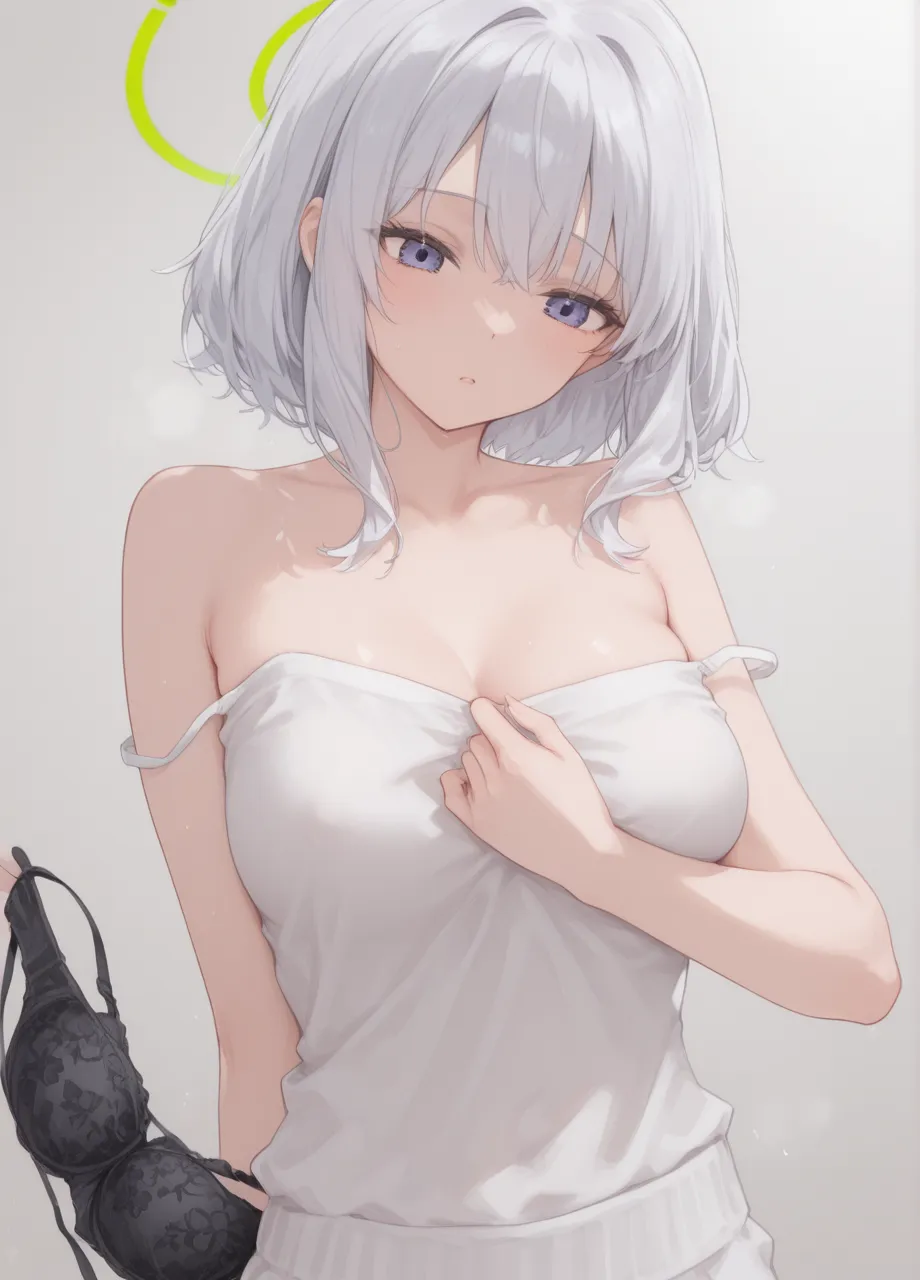 AkiyamaYukari,Takeda Saori,

One Woman,

(Silver Hair:1.5),
(Short Hair,)Bobcut,

Late 30s,Natural skin texture,Narrow waist,Thin type,
(White Skin:1.9),low length,Japanese Girl,,
Black Eyes,Small breasts,Belly button,

((((Black cleavage-revealing shirt)))),
(((Jersey pants))),
((V-shaped bikini pants)),
(Black corset:1.1),

((ID photo:1.8,Plain background:1.6,Capture your subject from the front)),
expression(Straight face),upright posture,


Natural depiction,
Beautiful depiction,
Shiny eyes,
Healthy Body,
Natural hairstyle,
Natural body contours,
Natural facial contours,
(Five fingers)Absolute depiction,Symmetrical fingers,
Two arms,
Two legs,
Sharp eyelid depiction,
Symmetrical eyes,Symmetrical eyes,
Keep the subject in the center,Expand the upper body,
Beautiful image quality,
Delicate shades,
4K,Very detailed,
Delicate light adjustment,
Delicate contour drawing,