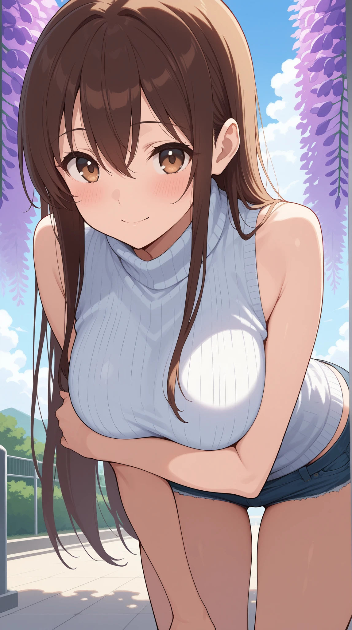 One boy, One girl, blush, Open your mouth, Grab your chest, Cowgirl, Top girl, Grab, Heterosexual, Big Breasts, Long Hair, Nipples, nude, throw, Sex, penis, Vaginal, Straddle, Sweat, Black Hair,
(High quality, High resolution, Fine details), cat ears, soft fur ears, BREAK (Tulip Flower Field), sunlight filtering through the trees, solo, curvy women, BREAK light brown hair, sparkling eyes, (Detailed eyes:1.2), smile, blush, Sweat, Oily skin, Soft tones, pastel tones, soft lighting, shallow depth of field、Completely naked、Completely naked、Completely naked、