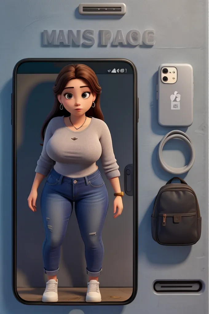 Obra de arte, alta qualidade melhor qualidade,1 garota com bone roxo, camisa moleton roxo, black pants, alegre, opening in a video game store, olhos azul, cell phone in hand c
