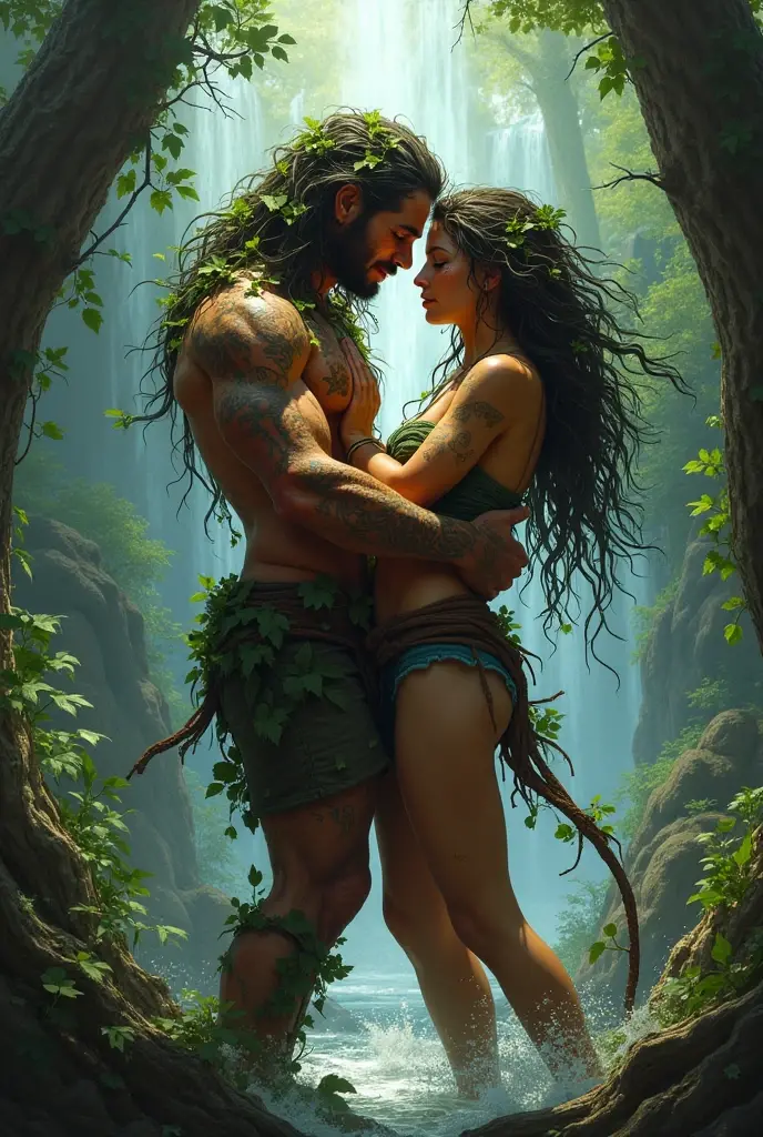 having sex under the tree