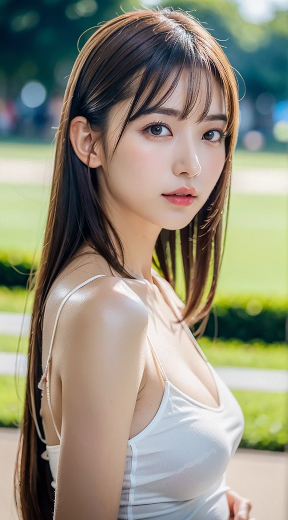 (logo、masterpiece、8K、table top、RAW photo、wonderful、最high quality、フォトリアリスティックでvery detailedな CG 統合 8k 壁紙、high quality、very detailed、narrative poem、particle effects、dynamic effects、Depth of the bounds written、cinematic light、Lens flare、ray tracing)、fantasy、 (1 beautiful woman、dress、dress、cherry blossom pattern、black haired、beautiful face、real face、beautiful details eyes beautiful skin)、髪がWindで踊る、Hair flutters in Wind、hair jump、pink cherry tree、petals dance、SakuraFubuki、wonderful景色、sunrise、sun on background、Wind、