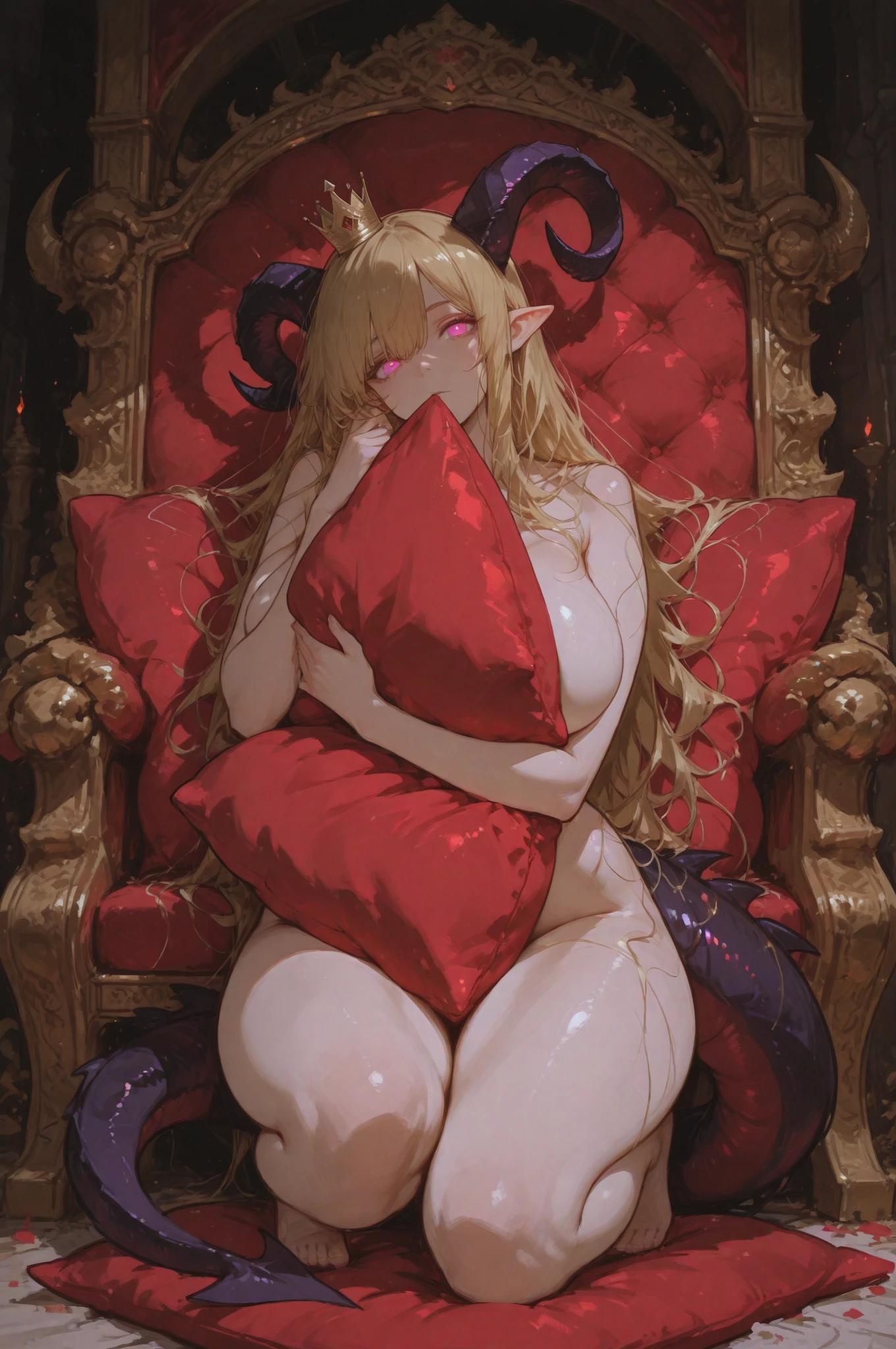 Beautiful goddess Quetzalcoatl lucoa , long blonde hair, upper body display 1.2, green eyes ,thin and , big tits and awesome pussy, legs spread sensual smile and fingering, HDR, gardens and flowers, wallpaper fanart Stunning high-heeled sneakers erotic poses vaginal fluid dissatisfaction and facial expressions excitement