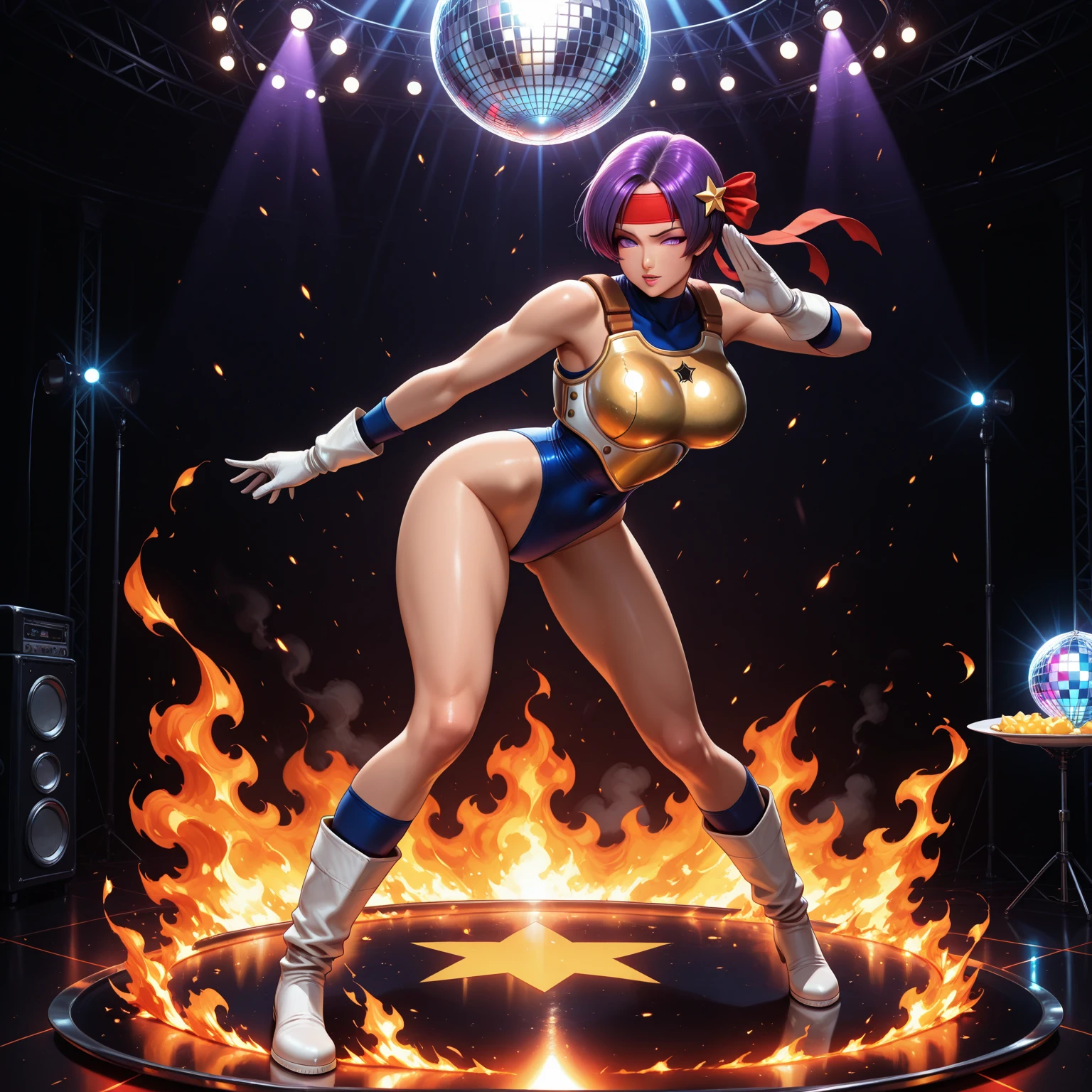 Ranma-chan, single ginger braid, RAW, Masterpiece, Ultra Fine Photo, Best Quality, Ultra High Resolution, Photorealistic, Sunlight, Full Body Portrait, Stunningly Beautiful, Dynamic Poses, Delicate Face, Vibrant Eyes, she is wearing a futuristic red tangzhuang costume, skinny leather panties, turtleneck top, off shoulders, very detailed background, detailed face, detailed busy background, messy, gorgeous, milky white, high detailed skin, realistic skin detail, visible pores, sharp focus, volumetric fog, 8k uhd, dslr, high quality, film grain, fair skin, photorealism, lomography, sprawling metropolis in a futuristic dystopia , seen from rear, translucent, cropped top, underboob, deep cleavage, the shape of the pubic area is clearly visible, Pubic hair, The lower abdomen bristles, Slender, The crotch is open, Very much pubic hair, Pubic hair protrudes very much, kneeling, open crotch