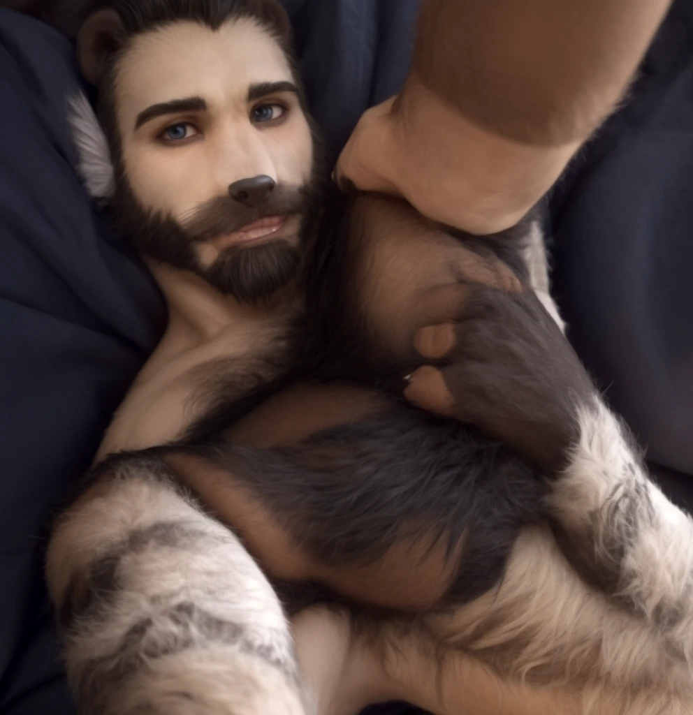 A sexy british man sitting on a chair in dark room he is( gorgeously handsome 0.6), he has slightly curly hair 0.2), and (short beard 0.4), he is wearing a fur coat ,nsfw ,homoerotic, sexy pose,(perfect penis 1.5),focuse from head to thighs, (movie like visuals), little bit angry expression ,(big penis)