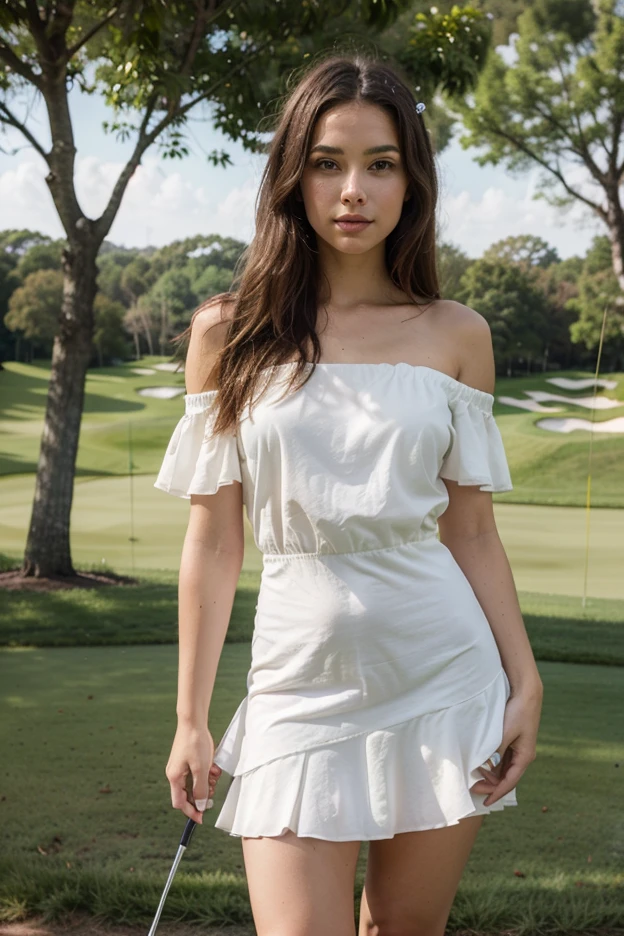 (((Holding a golf pictorial at the golf course))) very revealing bikini, naked araf woman walking on the night road, slim girl model, fancy young woman, women's fashion model, women in nude , open their legs, white underwear shows, bikini bra, underwear lookbook, (full body)
