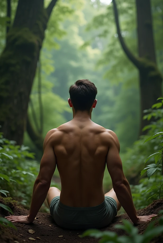 1boy、Photo Quality、Cute handsome man、Mash Hair、Japanese male, 、Completely naked、Full nudity、erection、Huge penis、Highest quality、Realistic、beautiful、Prostration、On all fours、Surrounded by many maiko、Back view