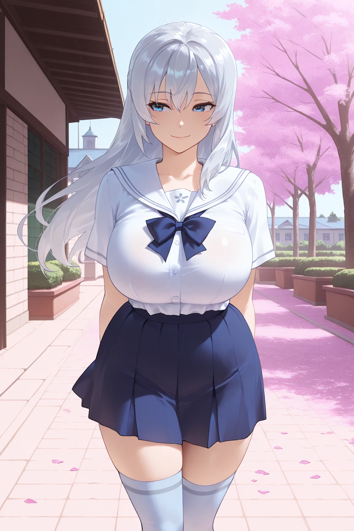 (1girl student girl, school uniform, long hair, smile, drill hair), (big old tree, clouds, buildings), (smile, black eyes, spiked hair, blush), (curvy, big breasts), (very happy, smile:1), looking at viewer, (looking at viewer:1.2), leaning forward,
(detailed ladscape, vegetation:1), (dynamic_angle:1), (dynamic_pose:1.2), monochrome, greyscale, ink, white background,
(masterpiece:1.2), (best quality, highest quality), (ultra detailed), (8k, 4k, intricate), (Cowboy shot:1.2), (50mm), (highly detailed:1.2),(detailed face:1.2), detailed_eyes,(gradients),(ambient light:1.3),(cinematic composition:1),Accent Lighting,extremely detailed,original, highres,(perfect_anatomy:1.2),
<lora:InkToon_style-10:1>