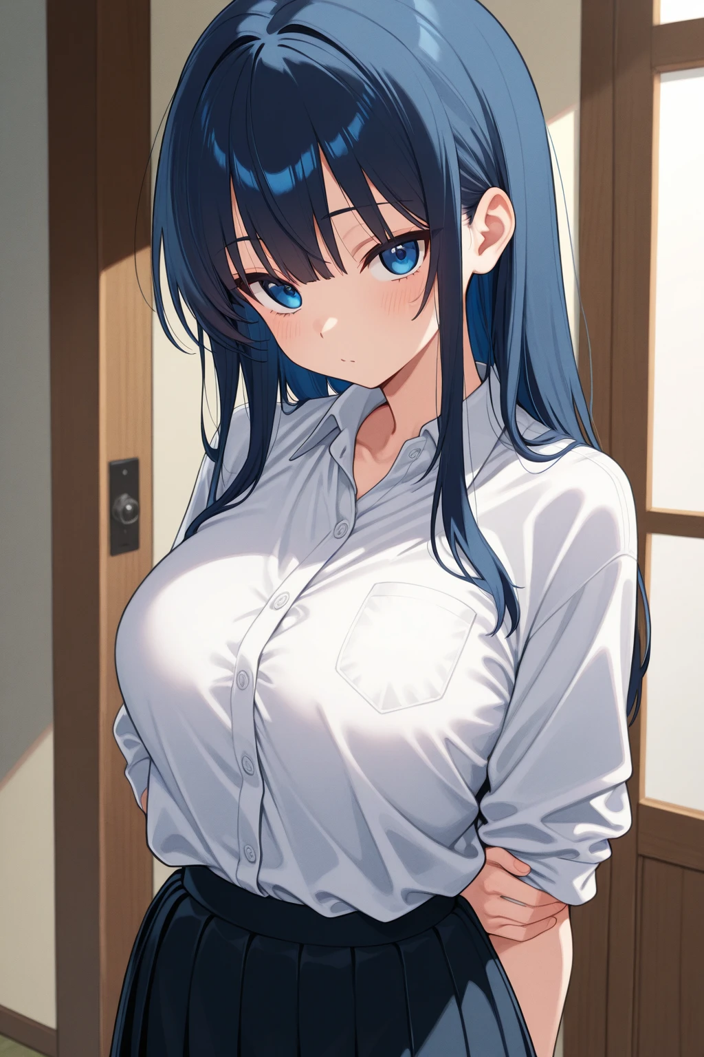 ((masterpiece)), ((best quality)), ((4K)), girl, lift shirts, pinch shirts, naked body, nipples, blushes