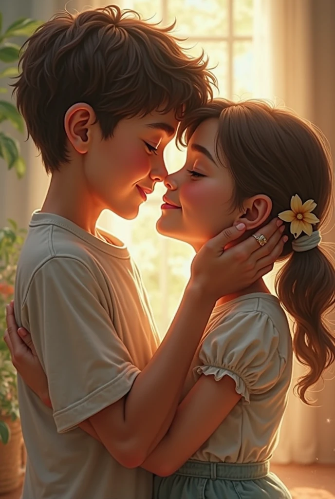 Boy and girl love photo 