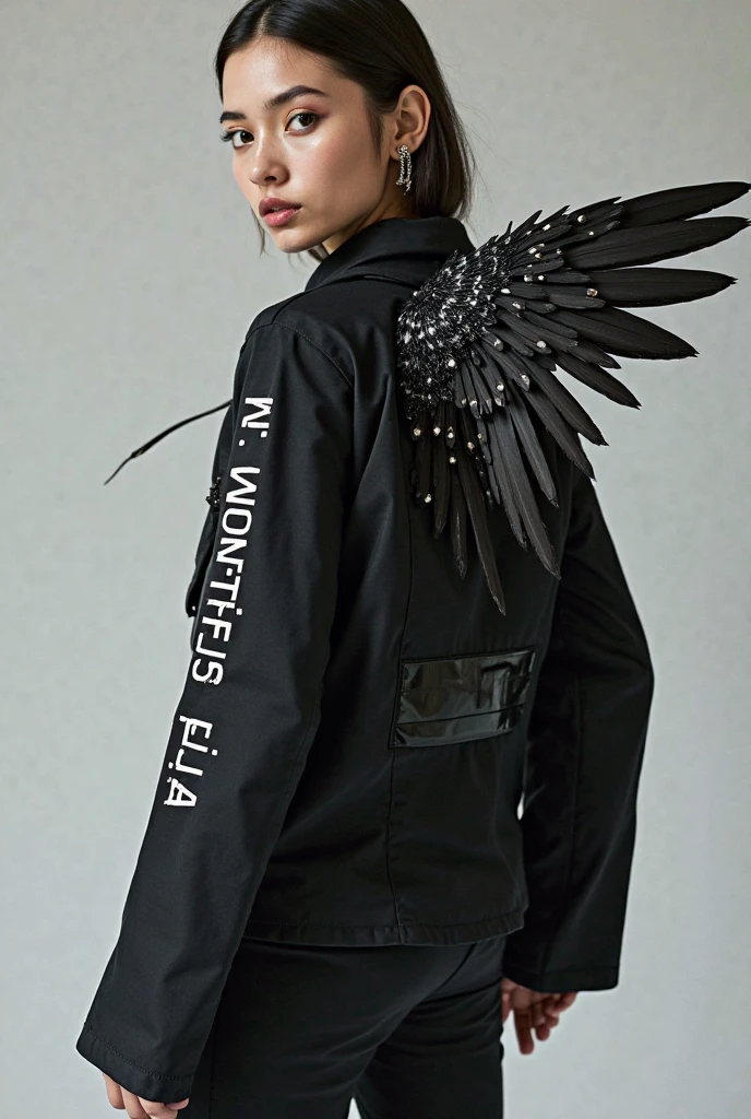 Dark blue college shirt, detalhes, slogan a white phoenix, Muitos detalhes , hd, muito bonita