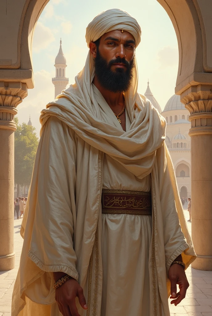 Strong muslim
man