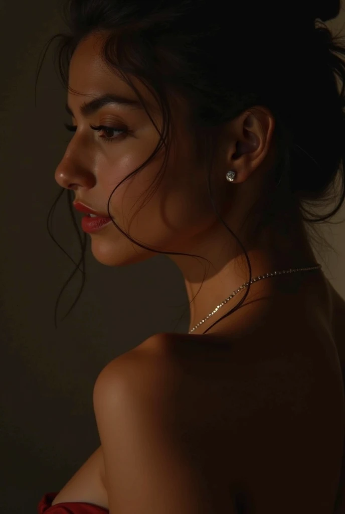 (masterpiece, best quality:1.3), (beautiful, aesthetic, perfect, delicate, intricate:1.2), (cute, sexy, pornographic), (depth of field:1.2), (1 sexy ultra hot girl, solo), colourful, woman of 45 years-old resembling Monica Bellucci, perfect face, black flowing hair , long braid bun hair , front view, big breasts , bright lighting ambience atmosphere ,woman standing in a disco night club party , cold light, dim light, muted colours, spartan, (dynamic angle, looking at viewer, blushing:1.2)