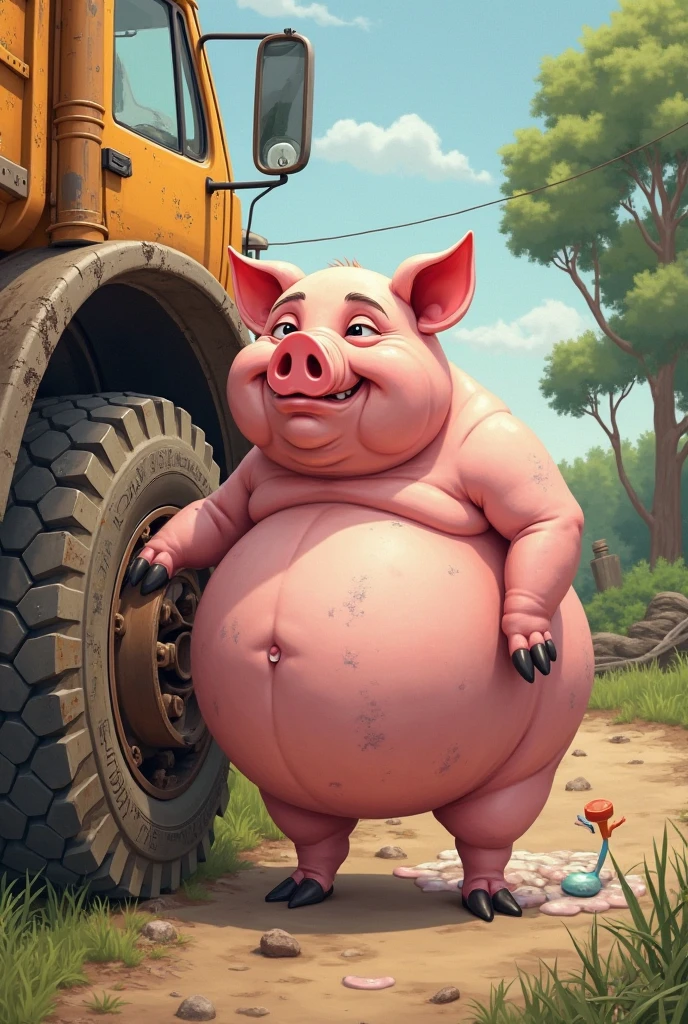 ((Character concept art)),(Concept Art,(Huge_Breasts:1.3), (Takahiro Kimura/Kimura Takahiro art style),beautiful body, perfect body, nice body), ((Character Design Sheet:1.7, character reference sheet:1.7,)) (masterpiece, best quality:1.2),(Official Art:1.3), Dizzy | Guilty Gear Xrd (Dizzy,ggdizzy,dizzyms,((bald head,)twin tails hair,blue hair,hair ribbon),censored,sweat,detached sleeves,underwear,thighhighs,thigh strap,choker,belt,asymmetrical wings,tail.tail ornament,bare shoulders,navel,cleavage((((pig face:1.2,pig nose:1.3,double chin:1.3),))), orgasm,brainwash rolling eyes),(Dizzy crying((miserable and embarrassing (dance) pose))((Fighting game style screen,video game screen cap, game ui,platform_game,platformer,sidescroller,Health status gauges,User Interface of Fighting game,dots game,baiyousou,pixel art,16Bits,31bits)),(detailed background,city, outdoors, steampunk buildings, ruined street, wind, ruins city,wall,pig man, slime (substance),(Transition to the world of pigmen,wormHoleAppear),from above,dutch angle,),((Dizzy was turned into a male pig by a curse)), (Dizzy is transformed into a pig when touched by the pig of curse,cursed energy),(Humiliating transformation,transEffect),(pig face:1.3),(pig nose:1.3),(pig body:1.3),)((Masculinization,Male Body,((Sex change,Ageing,中年Masculinization,Old man,WeightChubby,WeightObese,WeightImmobile,ssbbw,severely obese,600lbs obese,)),gender swap:1.3),((penis,testis,ejaculation)),stockywrestlerv1.0,(muscle,Fat,Obesity,Flat chest,muscle質な体),(Crushed face,Broken Lips,Pig face,Crying face,Pig nose:1.3),Unwanted hair,Belly hair,Armpit Hair,Leg hair,pubic hair),(bald:1.7,Bald Head,Bald forehead,Forced balding,Embarrassing head with a bald parietal), makeup, pink lip, beautiful face, curvy, sad cry, open mouth,(huge breasts:1.4),(futanari,heavy penis:1.3,gigantic testicles:1.3),