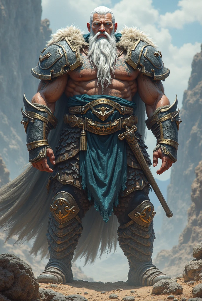 (Masterpiece), best quality, highly detailed, ultra-realistic, um homem velho chamado Caronte, barqueiro do Hades, rosto desfigurado, olhos alaranjados, olhar selvagem, nariz torto, boca com alguns dentes a menos, barba branca longa e desarrumada, vestindo um manto cinza sujo e com alguns buracos, holds a thick oar in his hands, is standing in his macabre gray boat, conduzindo almas para o inferno, deslizando sobre o rio vermelho revoltado e caudaloso, under a blue-gray sky, com nuvens carregadas, detalhes intricados, dramatic lighting, cores carregadas, altos detalhes, 8k,