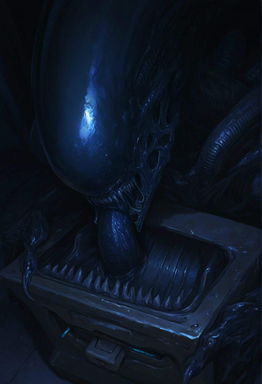 highest quality,4k,8K,High resolution,masterpiece:1.2,Super detailed,realistic:1.37,xenomorph,Strange homunculus,Distorted humanoid,Spooky creatures,Disturbing creation,Dark Fantasy Creatures,delicate skin,existence of another world,devilish features, Converted format,surrealistic composition,Strange and twisted body proportions,horror art style,Dark and moody color scheme,creepy lighting,exquisite craftsmanship,nightmarish atmosphere,An unforgettable existence,Inspiring Change,Distorted limbs and appendages,Unusually long limbs and appendages,mysterious aura,Creepy artwork,Spooky creatures,Unexpected、A perplexing appearance,exaggerated facial expression,Intense and piercing gaze,Unnatural color palette,Mysterious and,Ethereal dreamy atmosphere,Unconventional body type,Anxiety and an uneasy existence,An artistic exploration of the uncanny,A unique and unconventional interpretation,Unclassified and unclassifiable creatures,Incredible attention to detail,Clever use of shadows,A harmonious combination of beauty and horror,Psychologically unpleasant images, (((Deep woods)), ((front light)), (Flashlight), ((night)), dark night forest, wood,((very long udder:1.7)),((saggy breasts:1.7)),((spread pussy:1.7))