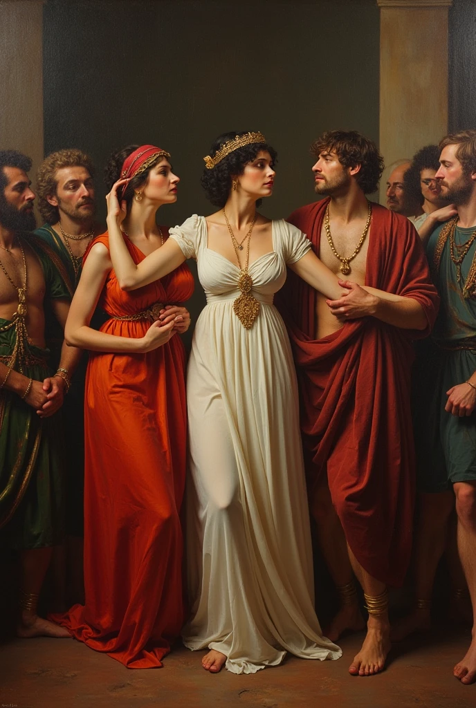 Being rejected, Phaedra lied, falsely accusing Hippolytus of having tried to dishonor her.