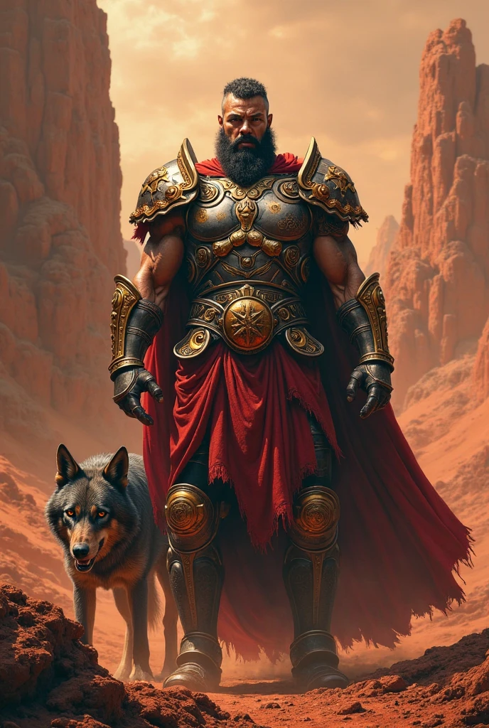 (photorealism:1.2), built up hades, dark golden skin wearing a black and gold crown, gateway of the greek underworld, hard lighting, fire and lava in background, holding a big sword in one hand, and on the toher hand holding a giant three-headed chihuahua from hell with a strong leash, steady pose, realistic, intricate details, warm colors