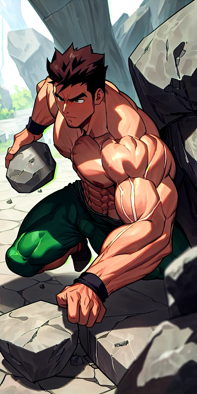 Danny Fenton from Danny Phantom animated series as a big dumb teenage muscular bodybuilder jock in a locker room flexing and staring blankly with mouth gaping open as his eyes glow under hypnosis as he repeats, "Bigger... Dumber.... Must obey.... More like a jock bro every day.... Yes, Coach. I obey. Huhuhuhuh.... Sweaty brutes must obey.... Sweaty brutes do what you say.... Big ... sweaty ... musky jock bro.... The muscles must grow. The old smarts must go.... Recruit the nerds and watch them grow. Make them like us, ... more big dumb jock bros. Huhuhuh.... We will grow. We will spread. We will make more dumb jocks.... We will grow... We will spread... We will make more dumb jocks.... We will grow. We will spread. We will make more dumb jocks.... Assimilate.... Grow.... Transform.... Become.... Convert.... Be a dumb jock...." in deep mindless emotionless voice with fellow hypnotized jocks to forget about catching ghosts and focus instead on training his body and obeying his coach. Mouth dropped open. Hyper swollen bulging crotch. Hyper muscles. Toned muscles. 5% body fat. Steam rising from armpits and shoulders. Big biceps. Big triceps. Broad shoulders. Big traps. Big lats. Big meaty pecs. Massive deltoids. Six-pack abs. Spherical glutes. Brainwashing. Hypnosis. Hypnotized. Bro. IQ drain. Dumber and dumber. Meathead. Musclehead. Mindless. Hypno. Mind control. Brain drain. Entranced. Brute. Brutification. Brain drain. brainwashed. brainwash. Meathead jock bro assimilation. Mindless. Brainless. Empty stare. Hairy pecs. Hairy armpits. Treasure trail.