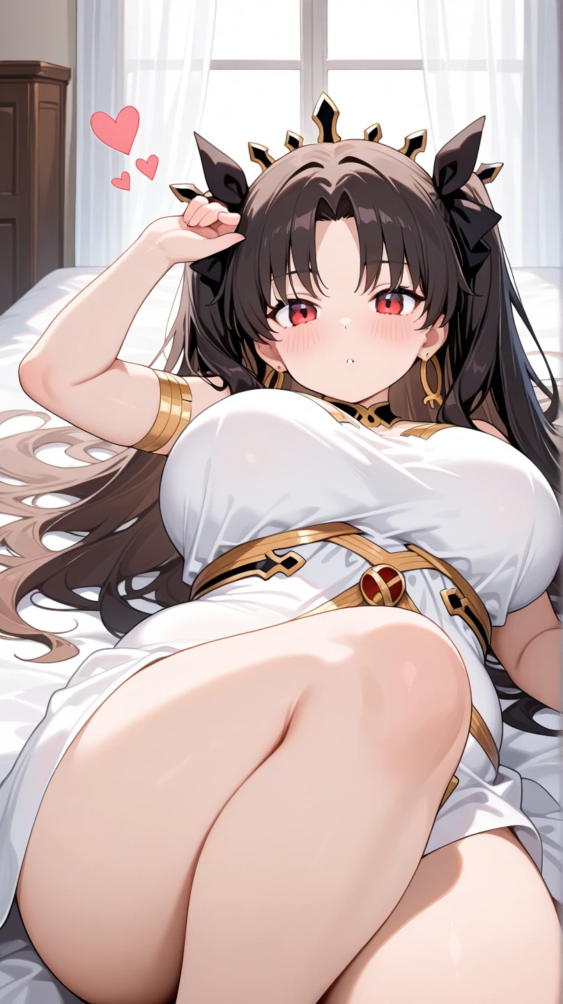 Anime illustration、highest quality、cyber punk、Fantasy、Luxury、A voluptuous princess with brown skin、Egyptian Costume、Bunny ears、Perfect proportions、Big Breasts、Thick legs、Beautiful, shining eyes、smile、Nitocris