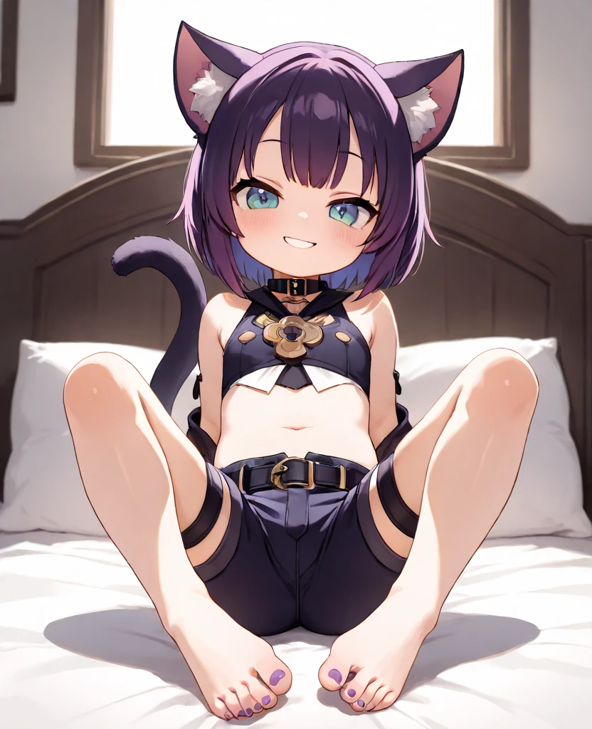 A gorgeous cheerful dragon girl spreading her legs, bare skin, unclothed, detailed face, detailed skin, textured skin, highly detailed, highest quality, best quality, masterpiece, waist up, low angle shot, realistic,