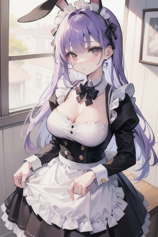 (masterpiece, best quality), 1girl, <lora:shizuru-nvwls-v1:1> defshizuru, long hair, hair ribbon, black bow, halterneck, white dress, bare shoulders, cleavage, detached sleeves, gauntlets, white thighhighs