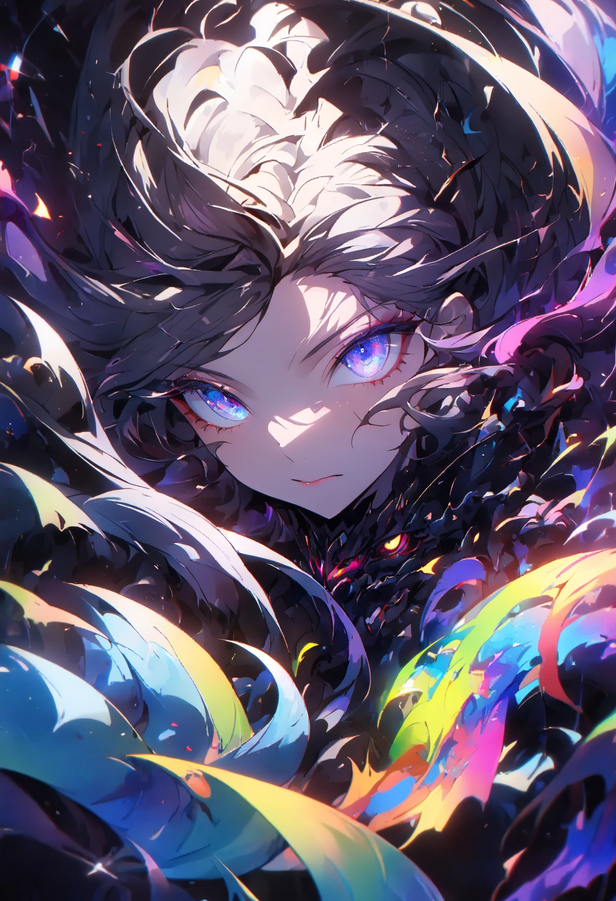 (White background:1.4),(white dirt road, oriental elements)，(Spring nature illustration:1.3，paper art:1.3, Quilted Paper Craft:1.2),( reasonable design, Clear lines, high sharpness,Best Quality, Very detailed, Mesa, Movie light effects, 4k )(cherry leaves、cherry blossoms in spring:1.0)、Many cherry blossoms flutter、wind、background with、spring、Girl looking left、rose petals、A lot of cherry petals.、very light pink hair、long
