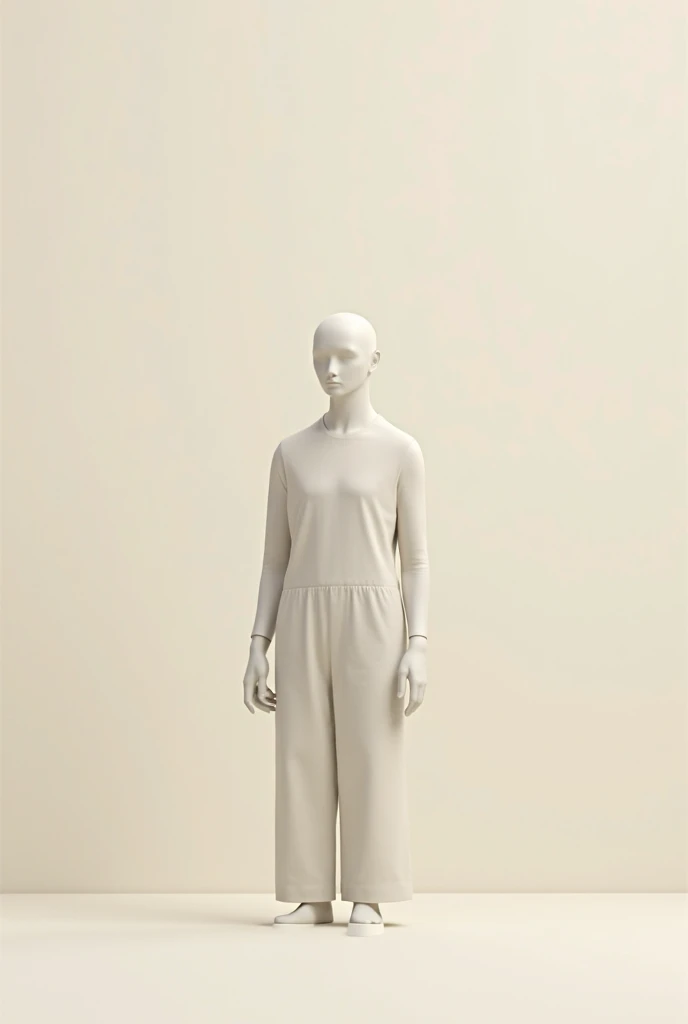 Greek sculpture with a denim skirt.