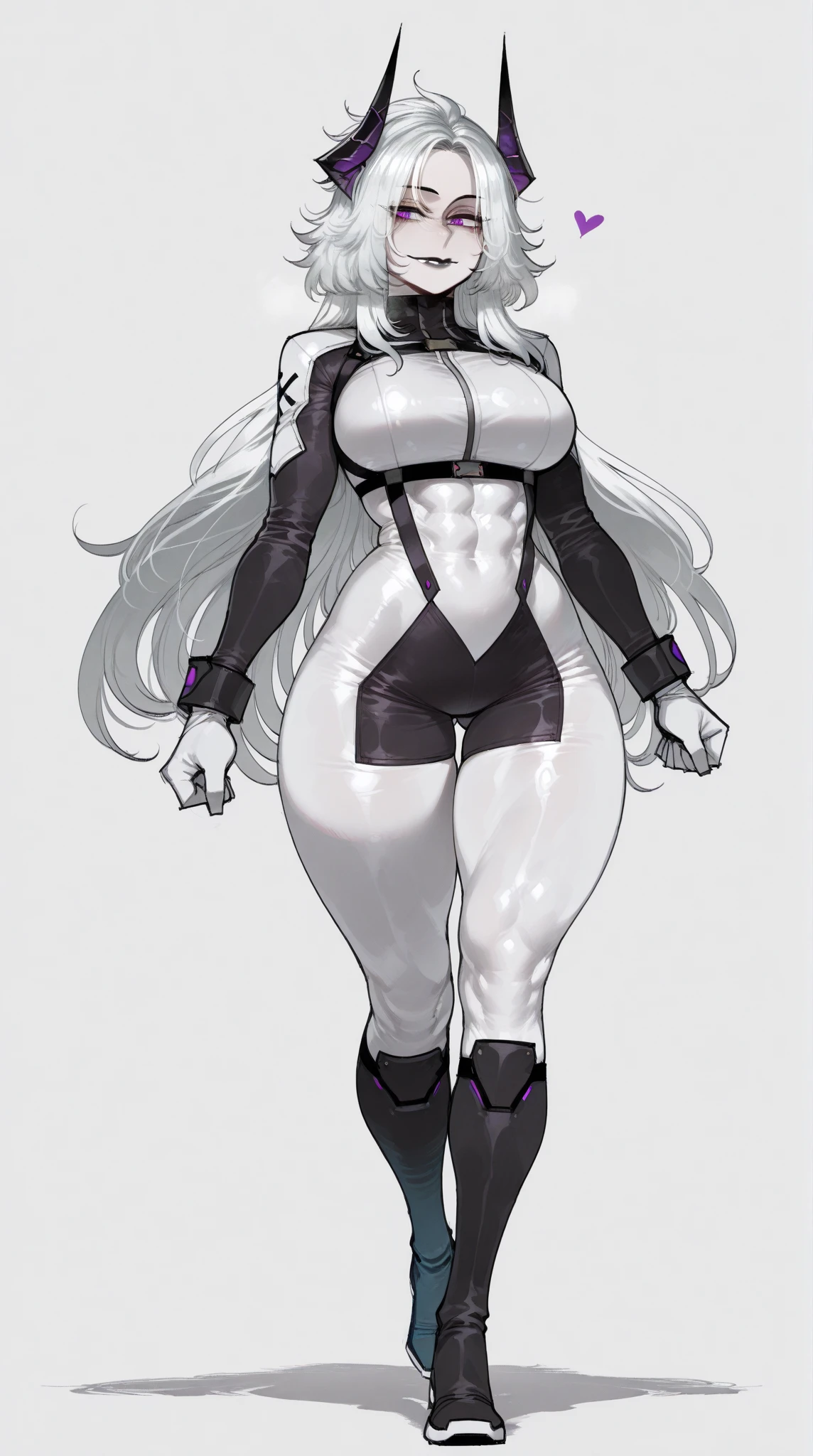 [[[[[[naked]]]]]], ((no hair)), (covered skin in black tight outfit), Without cleavages, thicc, thick, thick body, thick thigs, cutesexyrobutts, big booty, wearing black tight clothing, beautiful thick female with no hair, character is in her natural pose, thick black lineart, style image of a nun in a black dress with a white collar, nun outfit, nun, nun model, (((pale))) nun, wearing dark robe, an evil nun, clothed in hooded, anime girl wearing a black dress, breasts covered, woman in a black and white outfit posing, thicc, wearing black tight clothing, smooth anime cg art, noire, thick, wearing tight suit, beautiful alluring woman, thick body, oppai cyberpunk,  masterpiece, best quality, 8k, detailed skin texture, detailed cloth texture, beautiful detailed face, intricate details, ultra detailed, Big phat ass hentai, curvy, huge tits, thick tights, black long hair, (((deep black eyes))), black tight clothes, aesthetic curvy body, pale, (((white skin))), thick, (((((((pale skin))))))), black tight office pants, tight office trousers, (((pale skin))), ((loose straight black hair)), (sadistic face), Standing pose, ((black pants)), blurry black background, no background, ((((no hair)))), [[[hair]]], (((covered legs with black tight trousers))), (((without showing leg skin))), (((without showing chest skin))), (((voluminous legs covered in black tight pants!))), (((No visible skin))), Proportional legs!!, (((Aesthetic body!!))), (((Accurate))), (((Clothes))), (((sadistic face)))