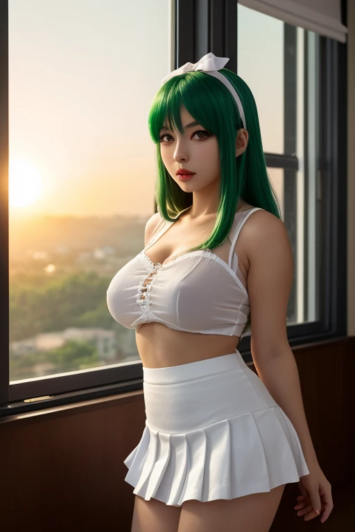 chiquita,Beth,Poor milk,green skirt,white panties,Foot on the face