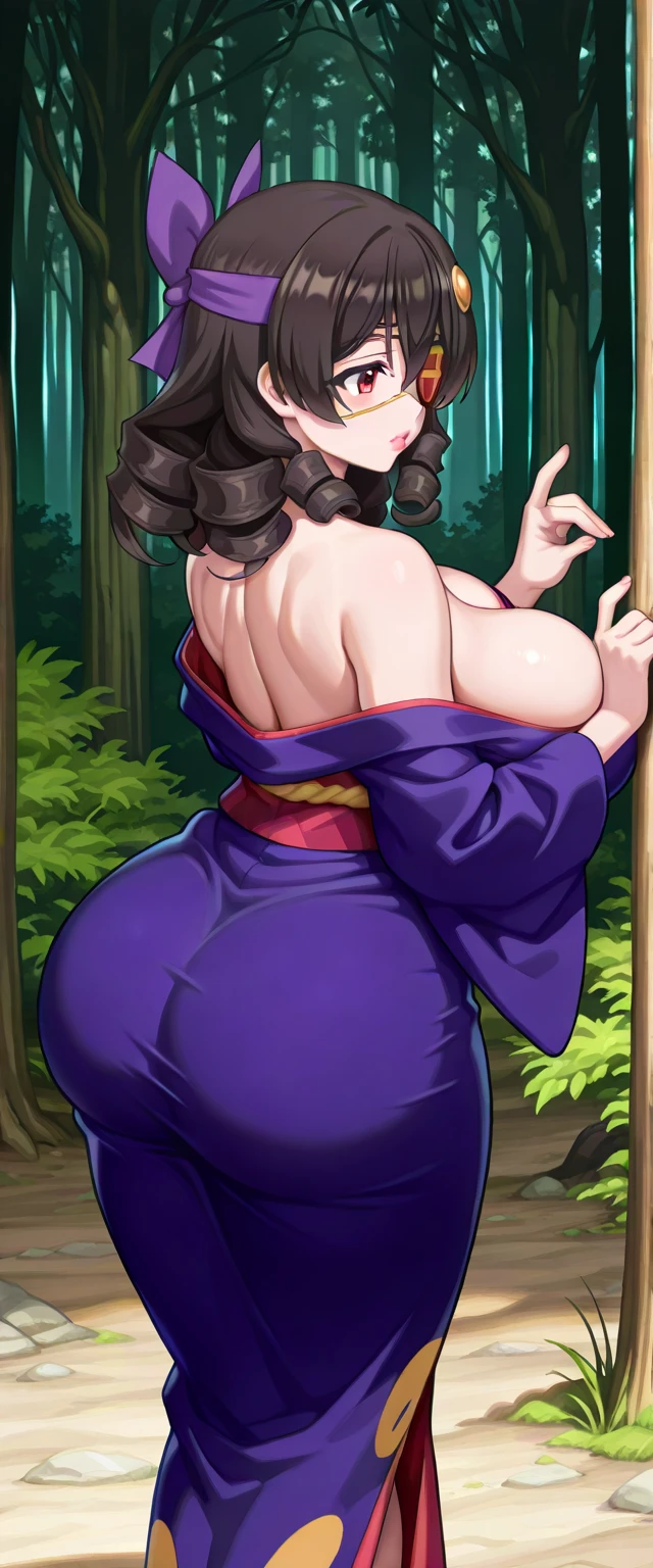 score_9, score_8_up, score_7_up, score_6_up, score_5_up, score_4_up, (source_anime), 2girl, 1futa, Full body ,Night, kimetsu no yaiba, {{shinobu kochou}}, {{mitsuri kanroji}} massive breasts, natural Hot spring, steam, Naked, love hashira, massive ass, big Thighs, pussy, florest, hard nipples, Sweaty, nature, purple Pubic hair, Orgasm, moaning, yuri, Two characters, small breasts, futanari, futa on female, pussy sex, sex
