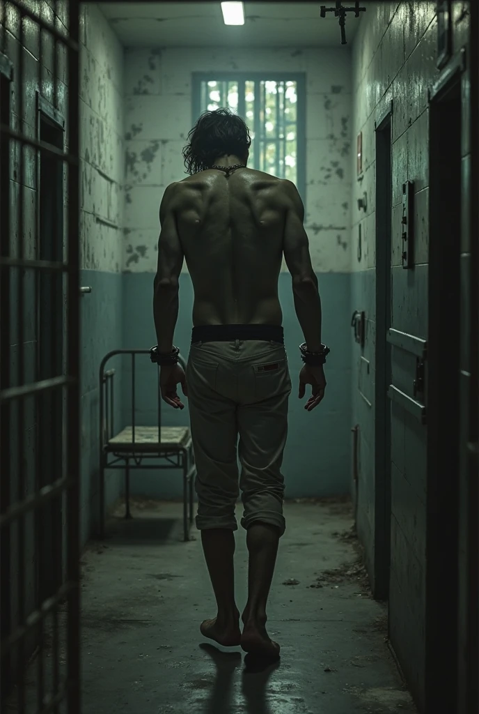 1boy、Handsome Men、Japanese male, 、Completely naked、Full nudity、erection、Huge penis、Slim body、Highest quality、Realistic、beautiful、Sad look、 ((((Completely tied up with rope)))), ((((A very tight rope is crisscrossed over the chest)))),(((Body bound with tight rope)))、whole body、Surrounded by old people、night、Dim lighting、darkness