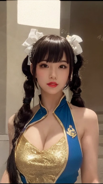 8k RAW photo, beste-Qualit, tmasterpiece, Super-High Resolution, film grains, filmg, 1girl in, Zombie skin texture, realistic eyes and face details,Hide fingers , (makeup), Black eyeshadow, Runic paper stretched on the face，Fluffy anime hair, hair messy,(Cosplay costumes),((an lingerie)),Tall lady, skiny,tetas grandes,Chest zoom, 独奏, huge-breast,Beautie,Graveyard at night, (细致背景), Black-haired, bangss, depth of ﬁeld, tits out, wide open cleavage, nsfw