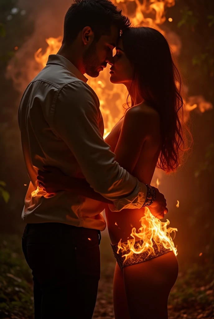 Fire and water in a loving embrace