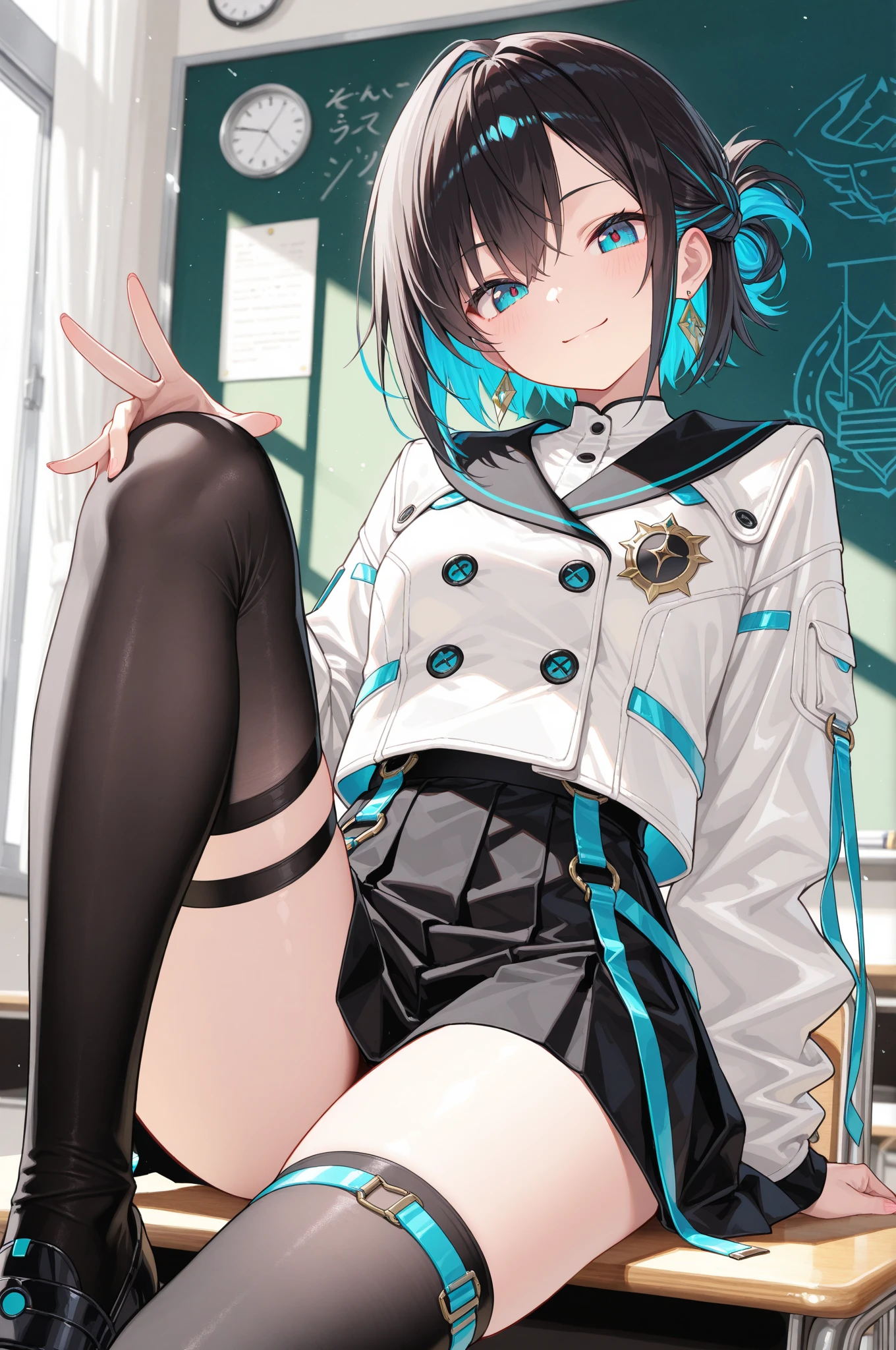 nsfw,(super fine illustration,8K CG wallpaper,best quality,extremely detailed,ultra high res,best aesthetic),(((cowboy shot,from front))),1girl ,idolmaster, {{{chiyo sirayuki}}}, (18yo,beautiful girl),((beautiful dark purple eyes)),(((beautiful black hair))), ((((extra short hair)))),(straight hair)),((Blunt bangs)),(((black gloves))),(wet skin),(sweat),(steam),((flat chests,small breasts)),((((slender and tall)))),((((night)))),(pubic black hair:1.6),(bsp, pussy juice dripping, no makeup, sweaty body),(((glaring))),((blash)),((open mouths)),((put out the tongue)),(collar),(((((black butler uniform))))),(((open clothes))),Kamimei),((back alley at night)),((ecstacy)), deep breathing, feel good,(spread legs), (squatting),((spread pussy:1.3)),(cum out:1.3),((steam)),(scatter sweat),(cum on body:1.9),(cum on head:1.3), (cum on Face:1.3),looking-down, ((flip the bird:1.5)),(angry Face:1.3),(glaring:1.3),(armpits hair),