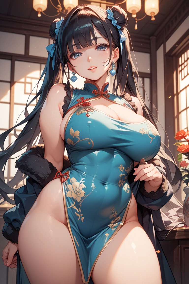 ,masterpiece, highest quality, super detailed,((geisha)) ,cybernetics,Cybernetic components、Two men and two women