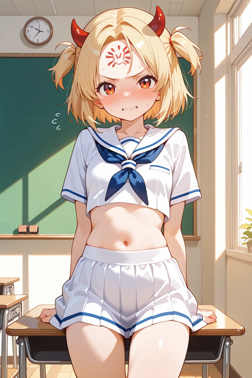 masterpiece, best quality, ultra-detailed, kawaii, cute, lovely, sexy, ero, extremely detailed, 4K, 8K, best quality, beautiful, illustration, full body, full body focus, on the bed, Kagamine Rin, school swimwear, beautiful eyes, ashamed, ahegao, lotion
